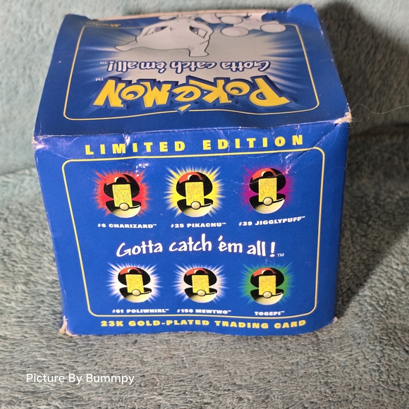23k gold plated pokemon card mewtwo Vintage 1999 Burger King Pokmon Trading for Sale in Artesia, CA Sealed 1999 Limited Edition 23K